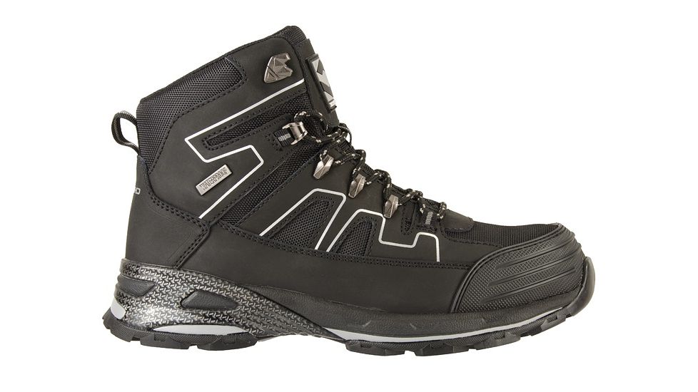 Chinook Footwear Panther Waterproof  Boots - Mens, Black/Silver, 10 8840-001-10