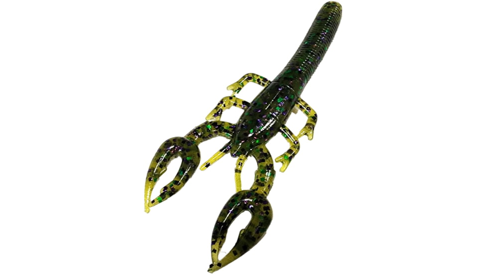 Chompers Baby Craw Hawg Soft Bait, 3.5, Watermelon Candy, BCH310-37