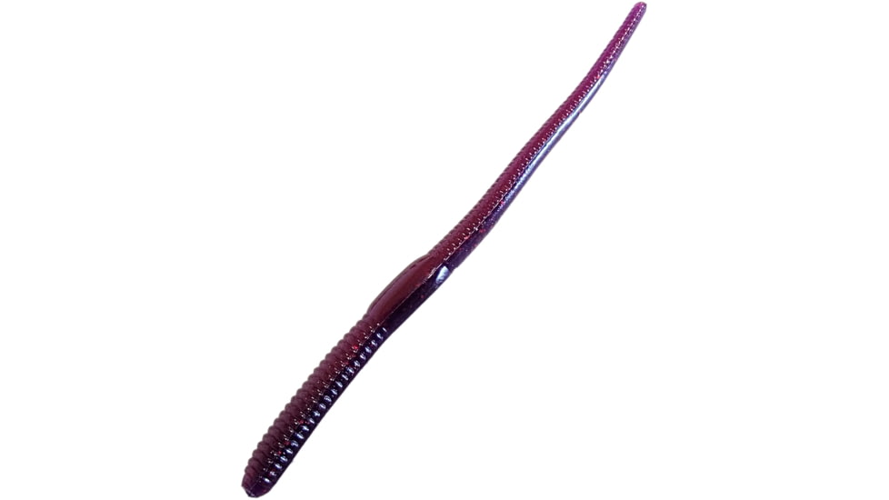 Chompers Drop Shot Worm, 1, 4in, Brown Purple Laminate, DS410-120