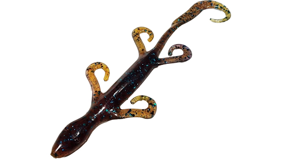 Chompers Lizard Creature Bait, 1, 6in, PB&amp;J, L6S9-48