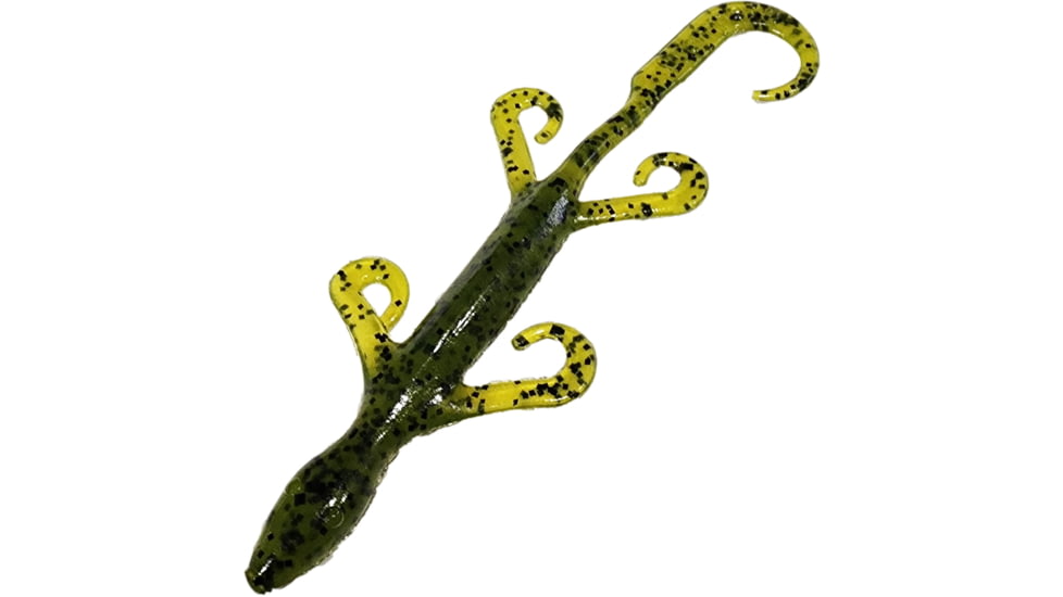 Chompers Lizard Creature Bait, 1, 6in, Watermelon Seed, L6S9-1