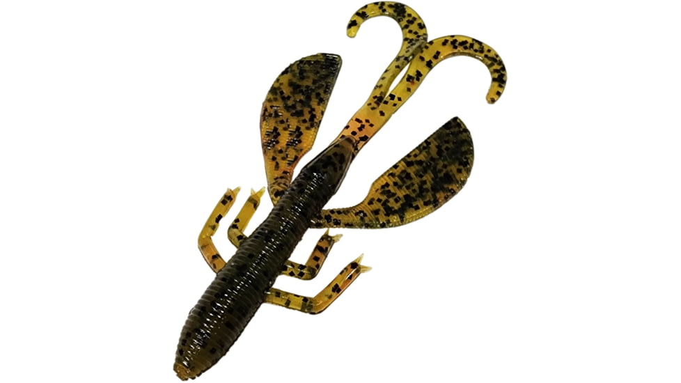 Chompers Baby Wild Hawg Soft Bait, 3.5, Green Pumpkin, BWH310-2