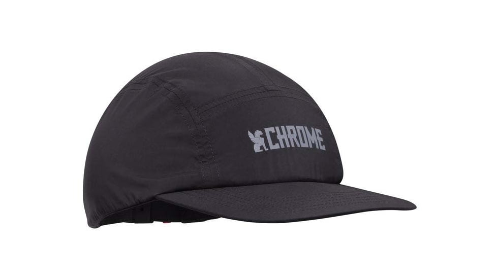 Chrome Industries 5 Panel Hat, Black, One Size, AC-210-BK-NA-NA