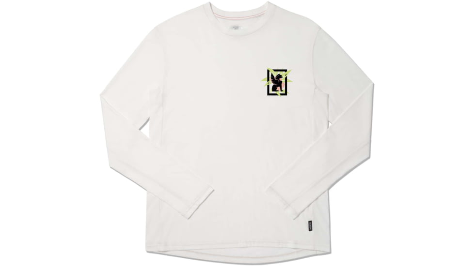 Chrome Industries Cheyenne Sawyer Long Sleeve Tee Mens Fit B827AF96, White, SM, AP-502-WT-NA-SM