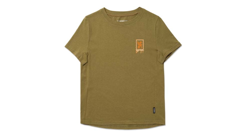 Chrome Industries Chicken In A Biscuit Short Sleeve Tee Womens Fit 095E5C38, Olive Branch, LG, AP-517-OLBR-NA-LG