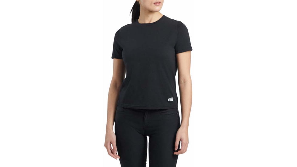Chrome Industries Chrome Issued Short Sleeve Tee Womens Fit 6672AB79, Black, MD, AP-491-BK-NA-MD