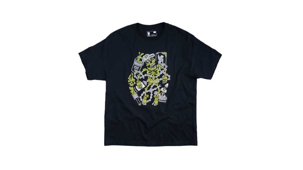 Chrome Industries Chrome x RxSkulls Tee, AP-534-BNYW-NA-MD