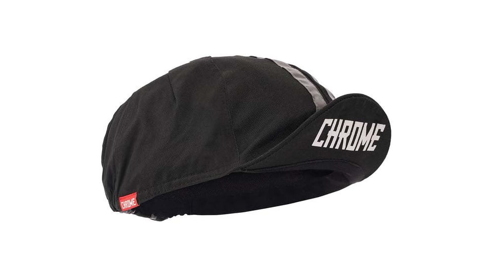 Chrome Industries Cycling Cap, Black, One Size, AC-211-BK-NA-NA