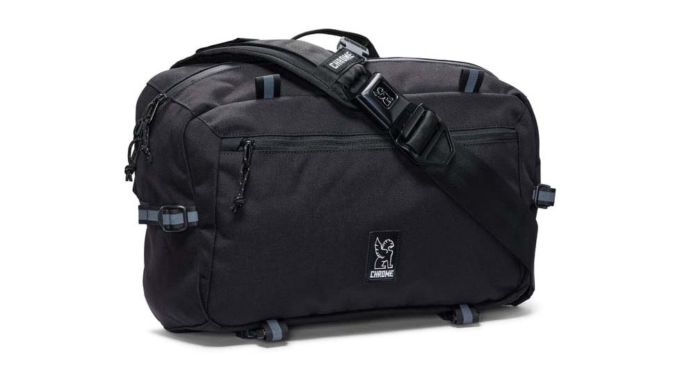 Chrome Industries Kadet Max 15L Messenger Bags, Black, 15 liters, BG-351-BK-NA-NA