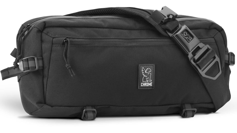 Chrome Industries Kadet Sling 9L Frame Bags, Black Aluminum, 9 liters, BG-196-BKAM-NA-NA