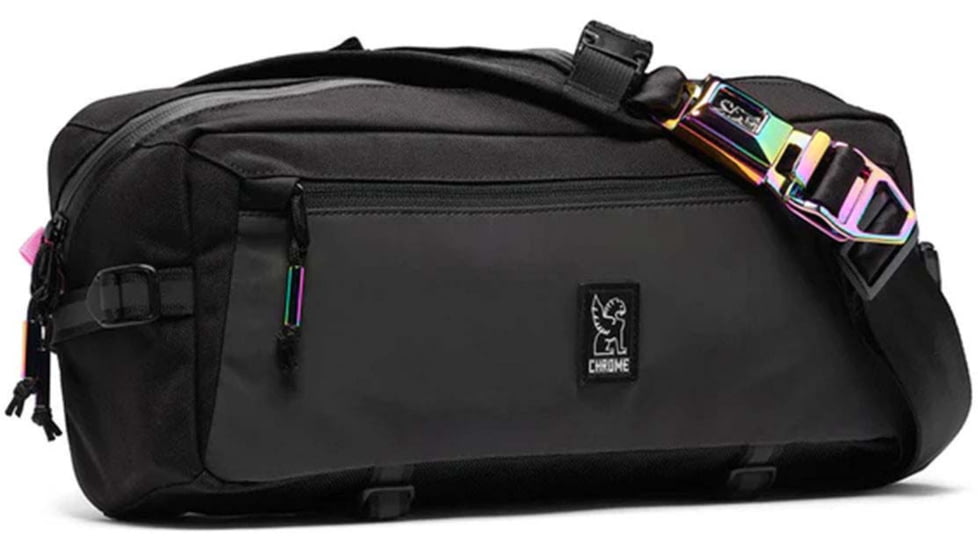Chrome Industries Kadet Sling 9L Frame Bags, Rainbow Reflective, 9 liters, BG-196-RBRF-NA-NA