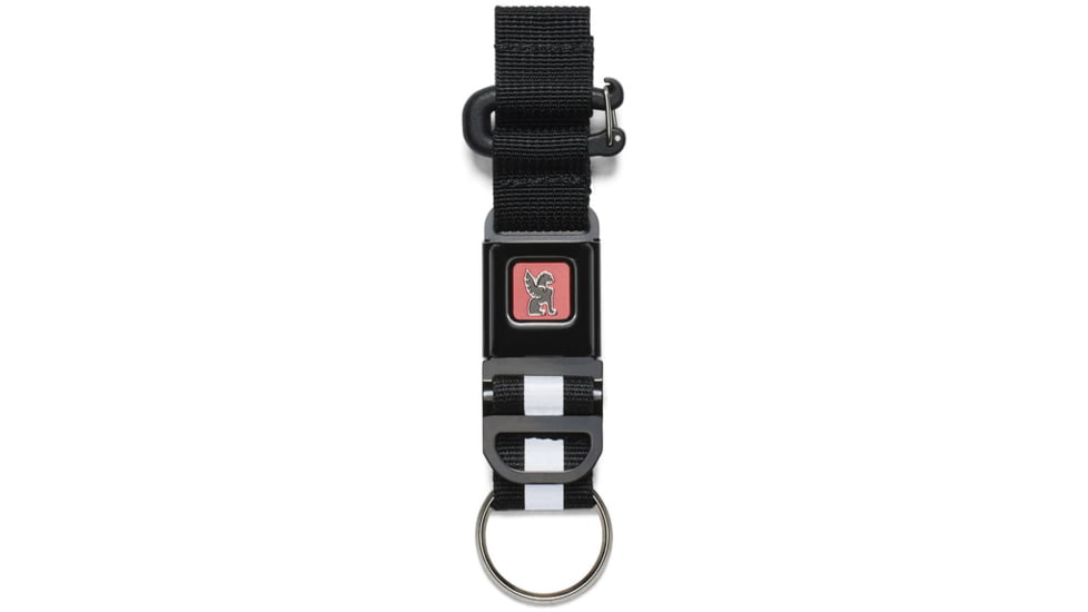 Chrome Industries Mini Buckle Keychain, Black, One Size, AC-249-BKBK-NA-NA