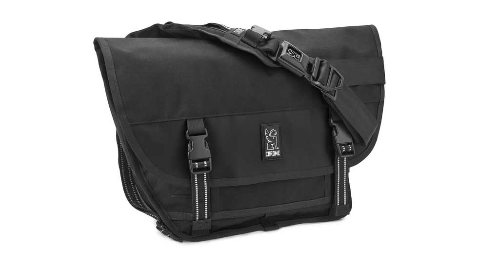 Chrome Industries Mini Metro Messenger Bag, All Black, BG-001-ALLB-2R-NA