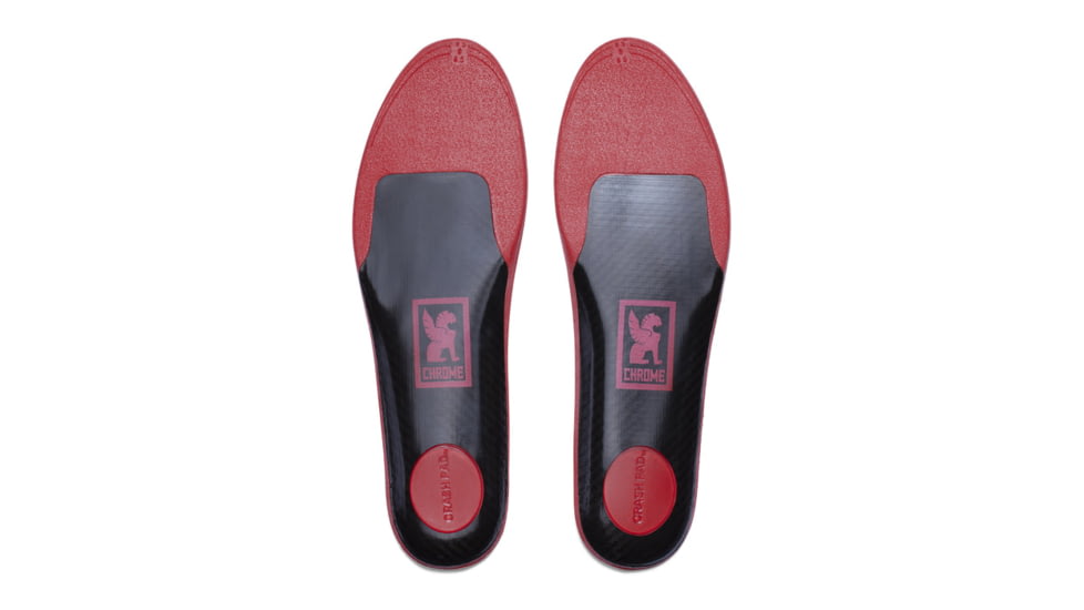 Chrome Industries Power Pedal Footbed 1937FE04, Black Red, XS, AC-237-BKRD-NA-XS
