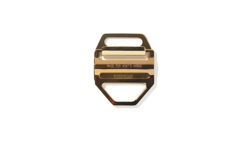 Chrome Industries Slider Buckle LG 2 34F465DA, Gold, AC-245-GLD-NA-NA