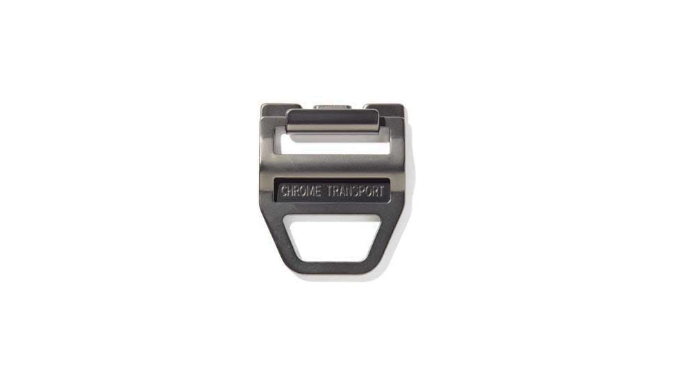 Chrome Industries Slider Buckle MD, Gunmetal, 1.5 inch, AC-247-GNMT-NA-NA