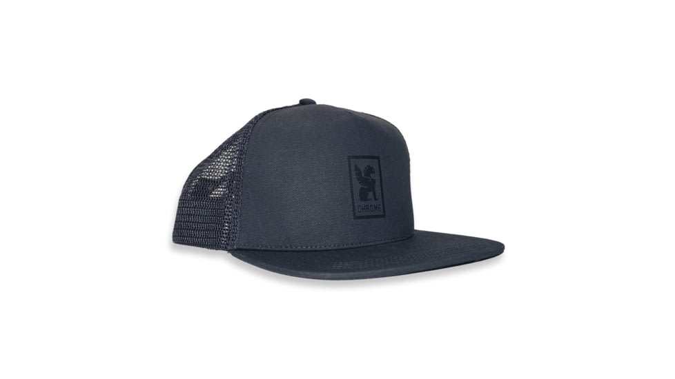 Chrome Industries Logo Snapback Hat, Black, One Size, AC-268-BK-NA-NA
