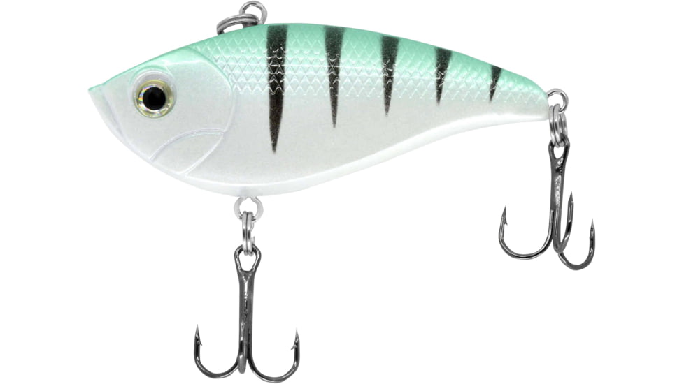 CHUBBS Loud Shad, 1 1/2in, 1/4oz, #10 Hook Front and Back, Glow Tiger, YLS14-GLT