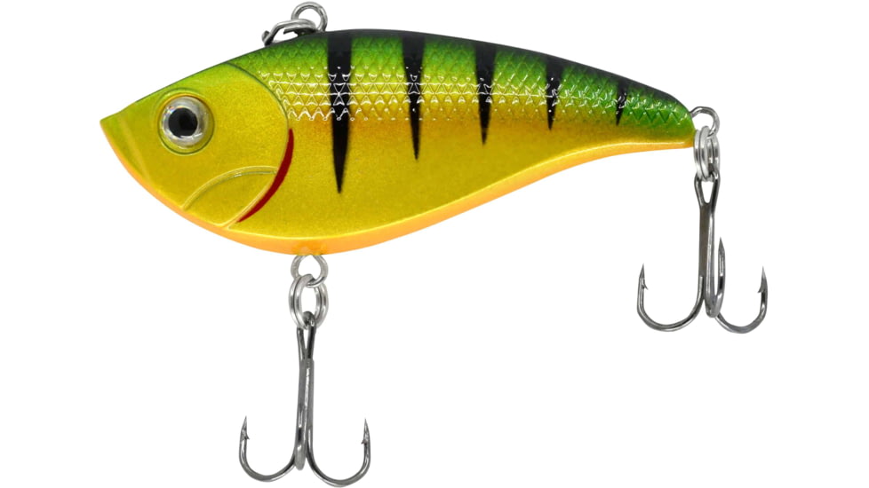 CHUBBS Loud Shad, 2 3/4in, 5/8oz, #4 Hook Front, #6 Hook Back, Yellow Perch, YLS58-YPR