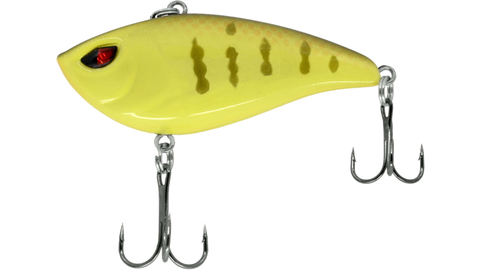 CHUBBS Loud Shad, 2 3/4in, 5/8oz, Front Hook #4 Back Hook #6, Spotted Perch, YSHD-377