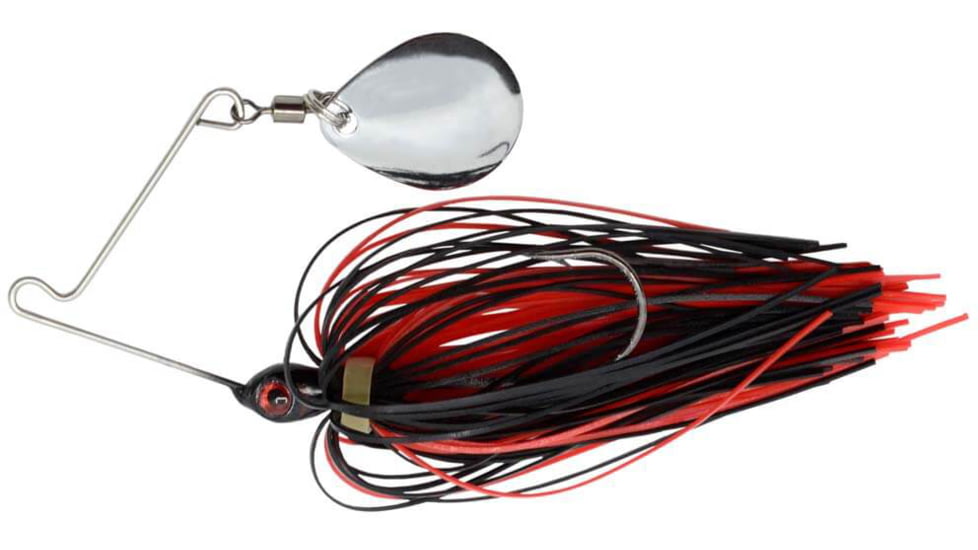 CHUBBS Min-Spin, 1/8oz, Single, Black/Red, YCS18S-BR