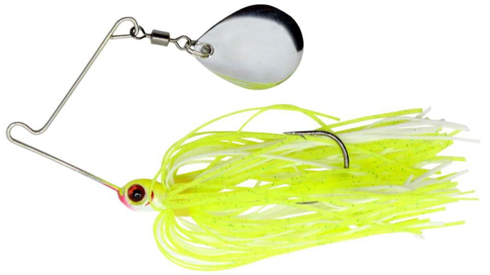 CHUBBS Min-Spin, 1/8oz, Single, Chart/White, YCS18S-CW