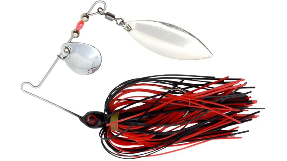 CHUBBS Min-Spin, 3/16oz, Tandem, Black/Red, YCS316D-BR