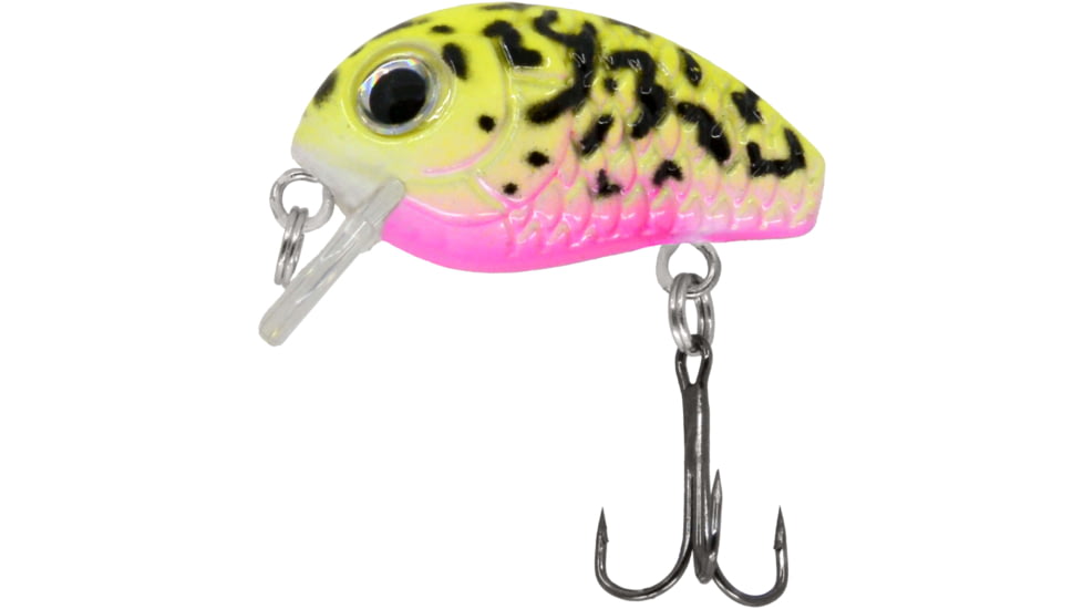 CHUBBS Panfish Crank, 5/32 oz, #12 Hook, Chart. Splatter, Y185-45