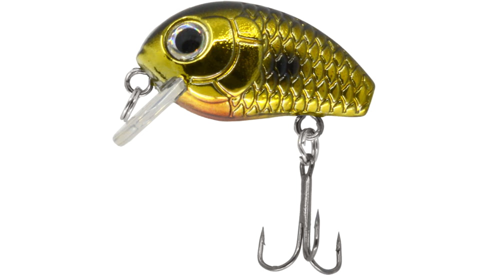 CHUBBS Panfish Crank, 5/32 oz, #12 Hook, Gold Black, Y185-52