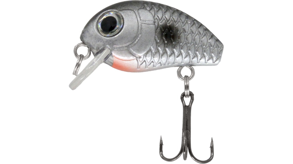 CHUBBS Panfish Crank, 5/32 oz, #12 Hook, Silver Black, Y185-50