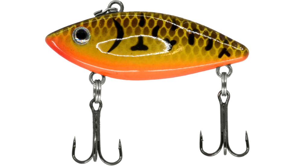 CHUBBS Panfish Rattle Shad, 1 1/2in, 5/32 oz, #12 Hook, Brown Craw, YPRS-383