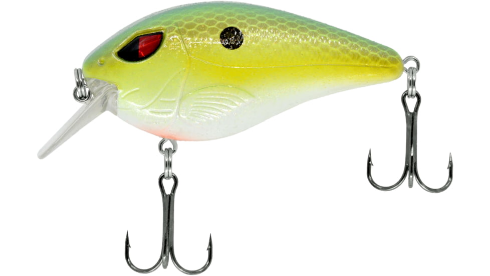 CHUBBS Rattling Square Bill, 2 3/4in, 11/16oz, #6 Hook, Blue Rise, YSBB-386