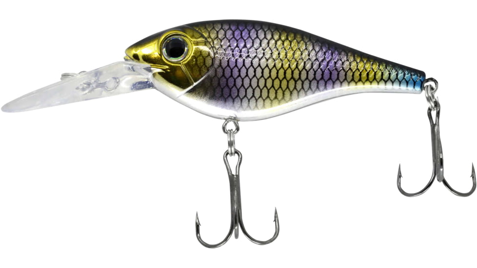 CHUBBS Shad 7, 2 3/4in, 3/8oz, #6 Hooks, Chrome Black Back, YSL7-CBL