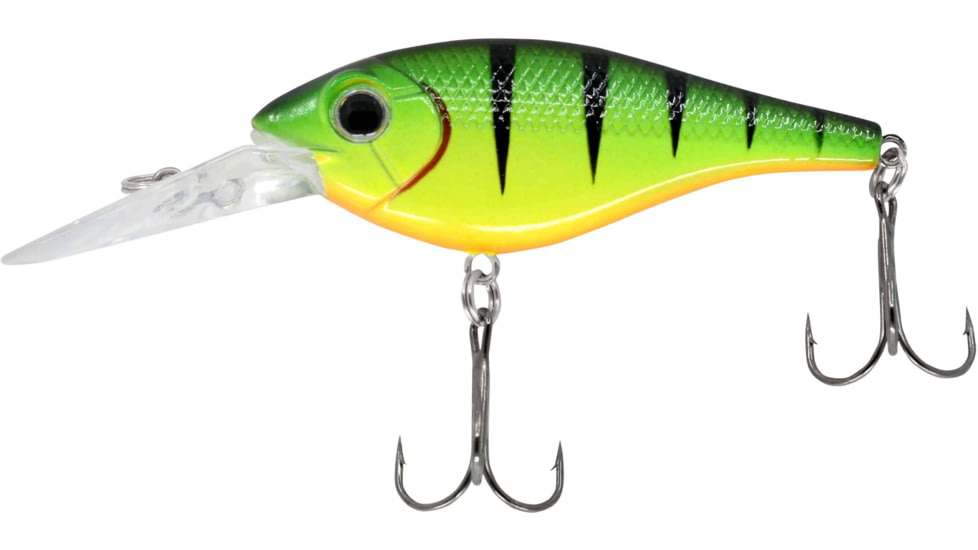 CHUBBS Shad 7, 2 3/4in, 3/8oz, #6 Hooks, Firetiger, YSL7-FT