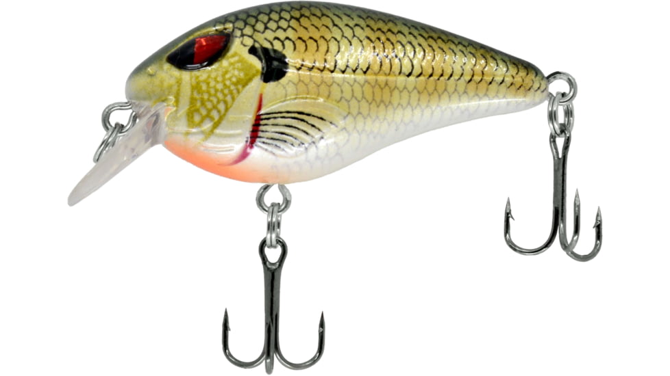 CHUBBS Shallow Square Bill, 2in, 1/4oz, #6 Hook, Bluegill, YMES-007