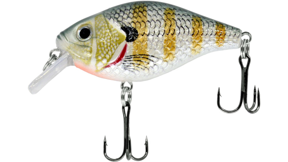 CHUBBS Square Bill, 2in, 5/16oz, #6 Hook, Blue Gill, Y122-007