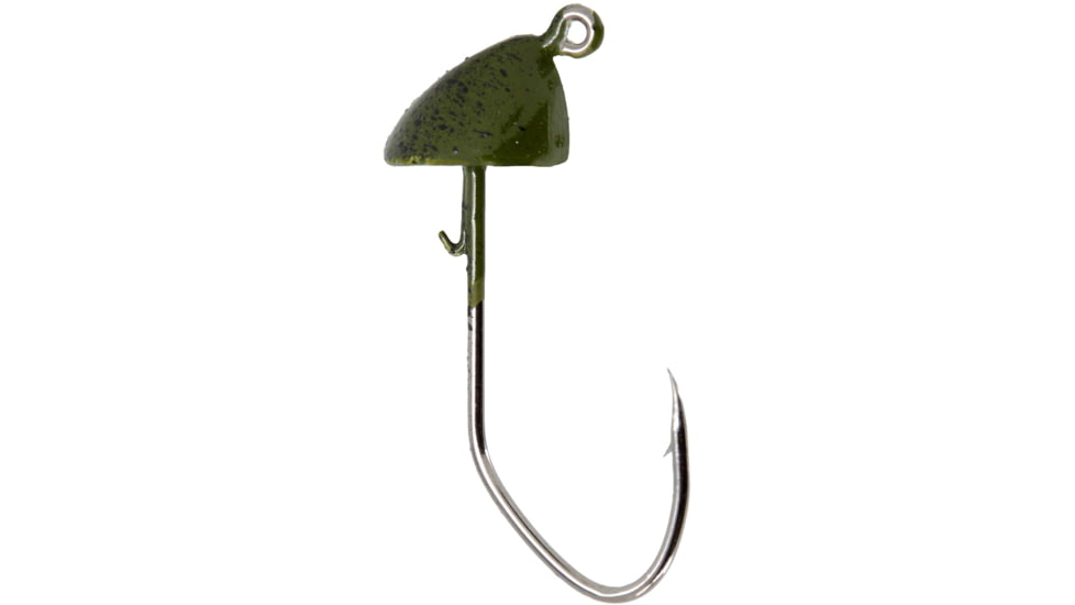 CHUBBS Swimbait Heads, 1/2 oz, 5/0, 3-Pack, Green Pumpkin, YSBH12GP-3