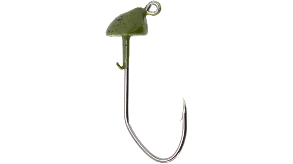 CHUBBS Swimbait Heads, 1/4 oz, 5/0, 3-Pack, Green Pumpkin, YSBH14GP-3