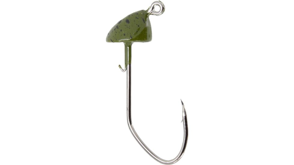 CHUBBS Swimbait Heads, 3/8 oz, 5/0, 3-Pack, Green Pumpkin, YSBH38GP-3