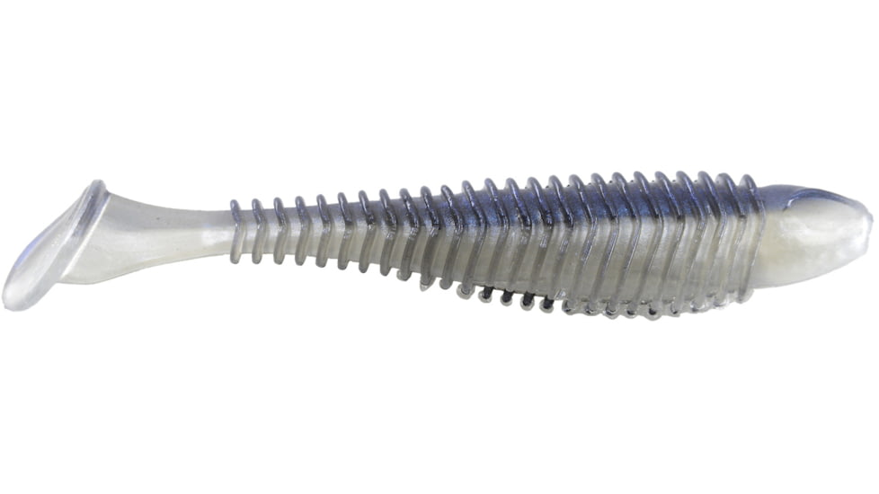 CHUBBS Swimbait Paddletails, 8-Pack, 3in, Smoke, YSBT80SM-8