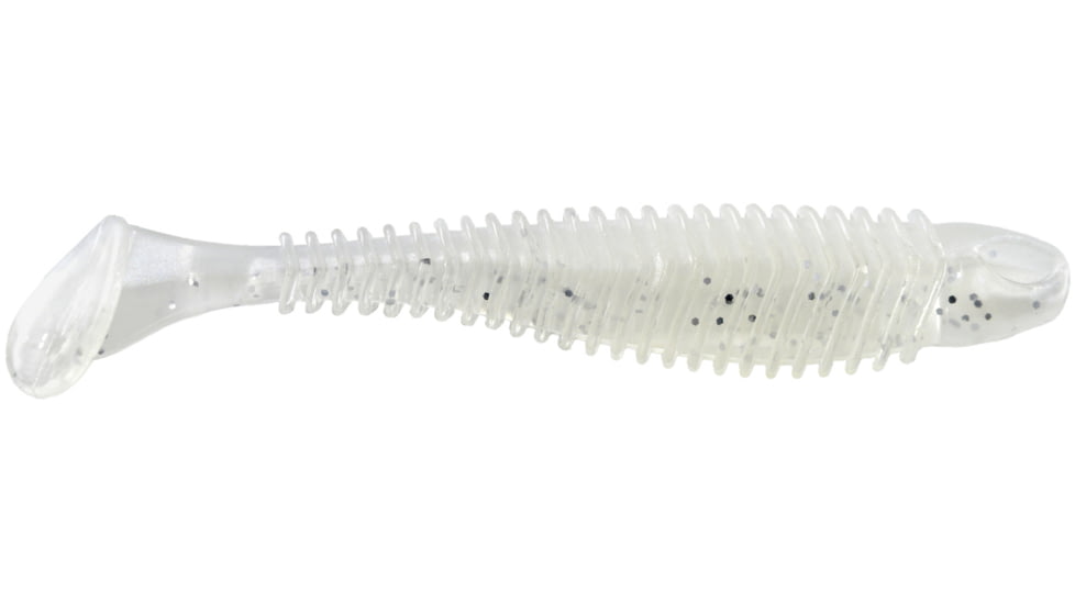 CHUBBS Swimbait Paddletails, 8-Pack, 3in, White Ice, YSBT80WI-8