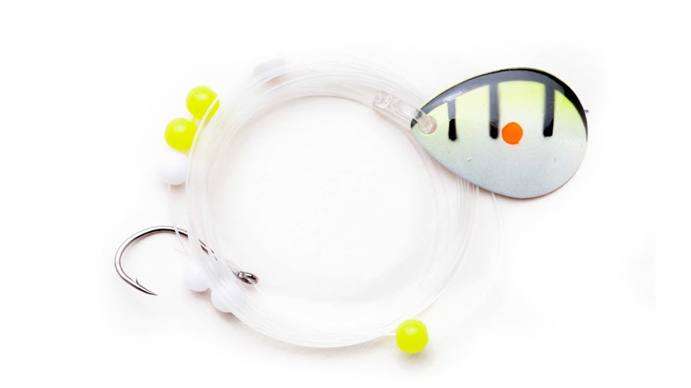 CHUBBS Walleye Rig, 2 Hooks, 60in Length, Perch, YSC3D-PE