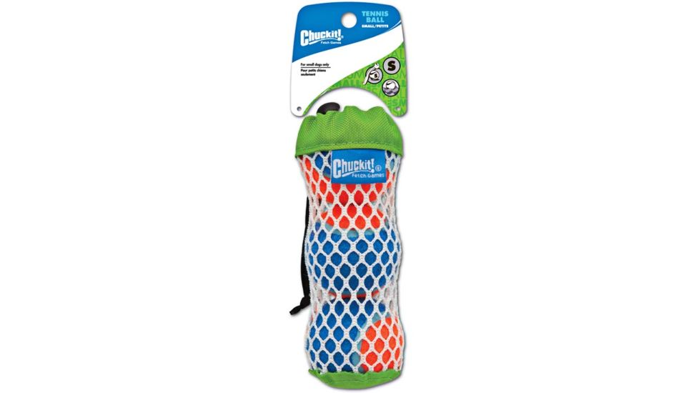 Chuckit! Tennis Balls 3pk Md W/mesh Bag 074001