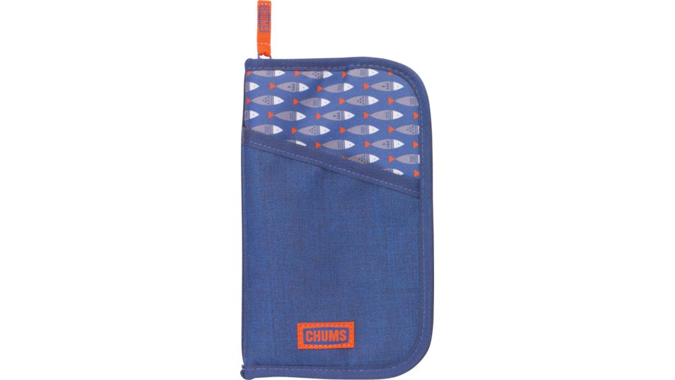 Chums Passport Case Navy/fish 54155