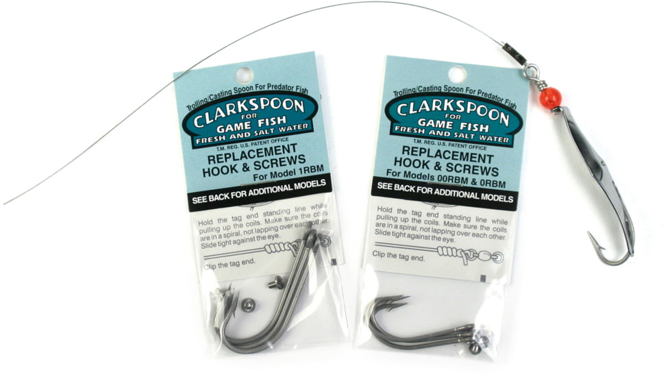 Clarkspoon Replacement Hooks and Screws, fit #1 Clarkspoons, HS-1RBM