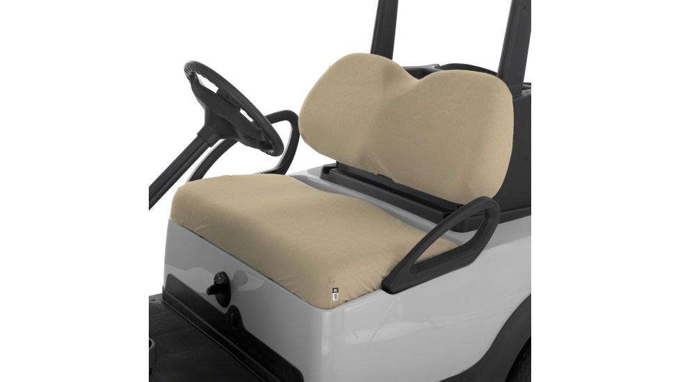 Classic Accessories Classic Terry Cloth Golf Cart Seat Saver Khaki, Saver Khaki 4003135