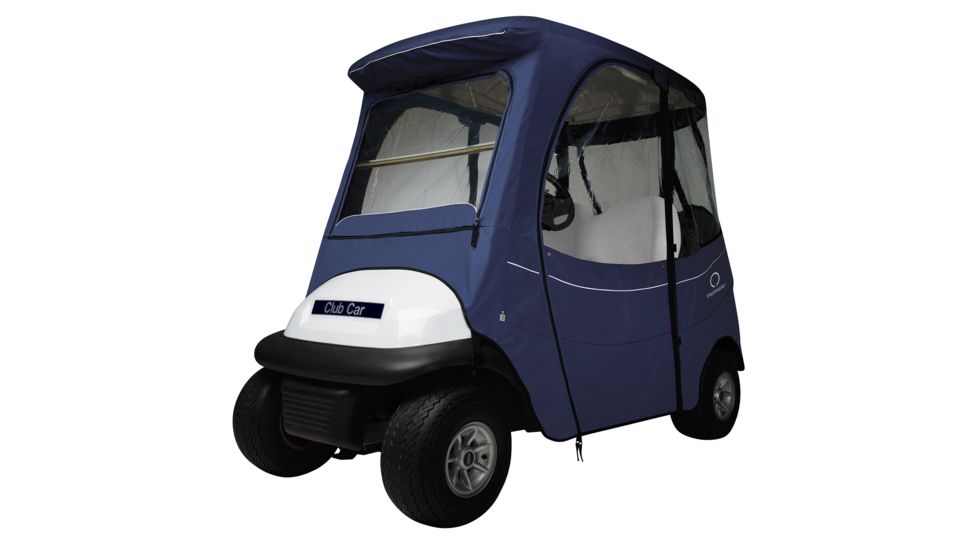 Classic Accessories Fairway FadeSafe Club Car Enclosure/Short Roof, Navy 4010554