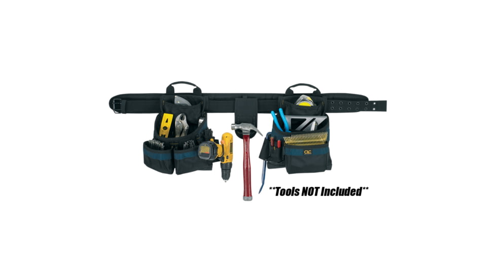 CLC Work Gear 16 Pocket 4-Piece Framer's Ballistic Combo Tool Belt 2602 47710