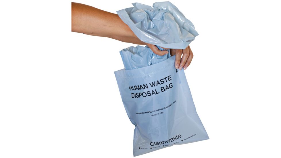 Cleanwaste Go Anywhere Waste Kit 100 Pk D007W00