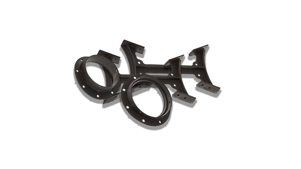 Cleveland Iron Works Double Barrel Camp Stove Extension Kit, Black, F500305